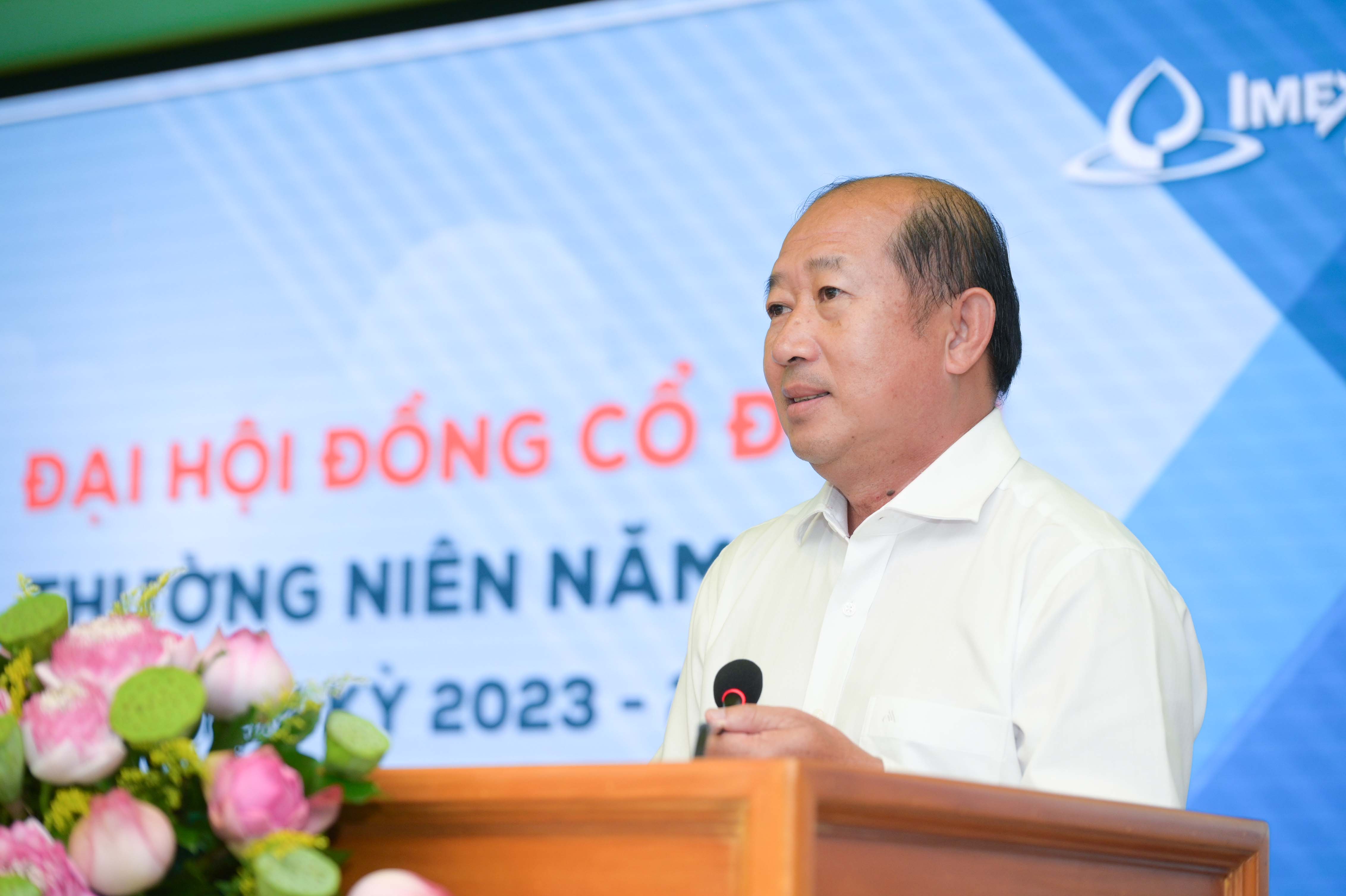 Đoàn Tấn Bửu phát biểu định hướng chiến lược phát triển Imexpharm trong giai đoạn 2023–2027